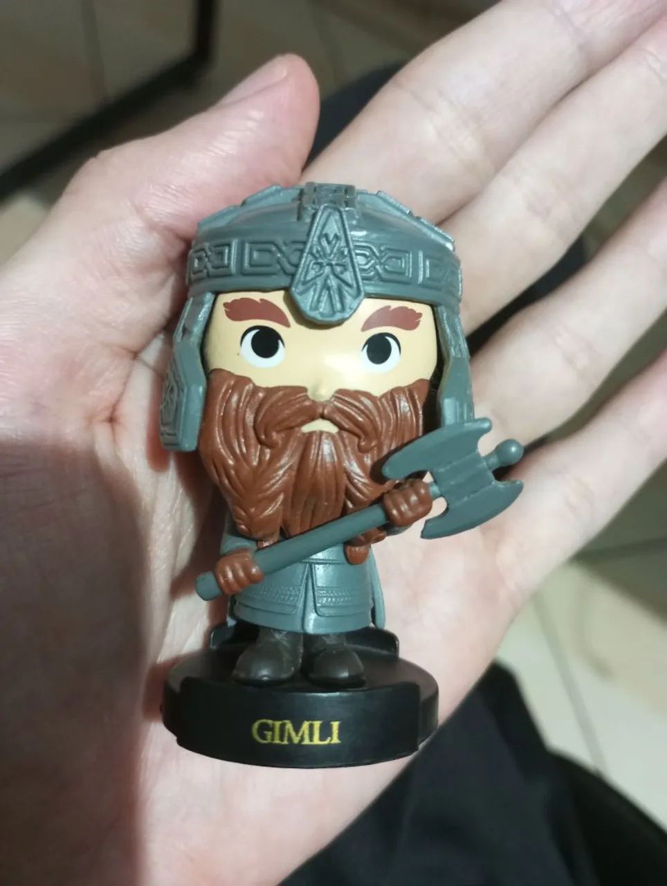 Boneco Gimli Senhor dos Anéis Bobs