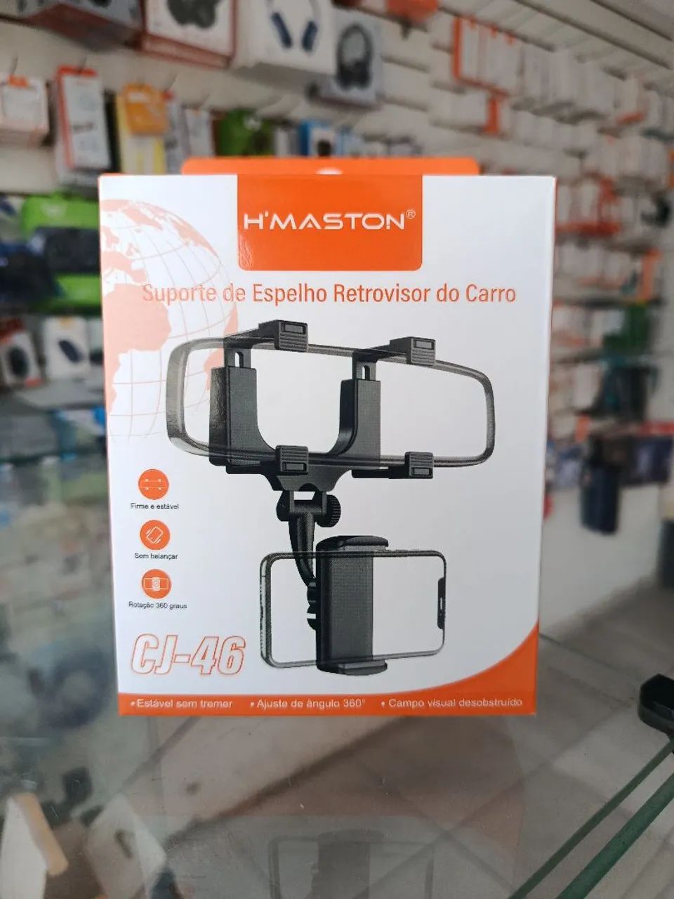 Suporte de celular para carro retrovisor - entrega em slz e região 