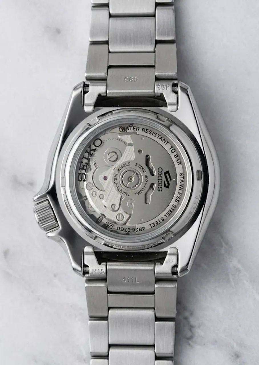 Relógio Seiko 5 automático Hulk verde otimo estado  - Foto 4