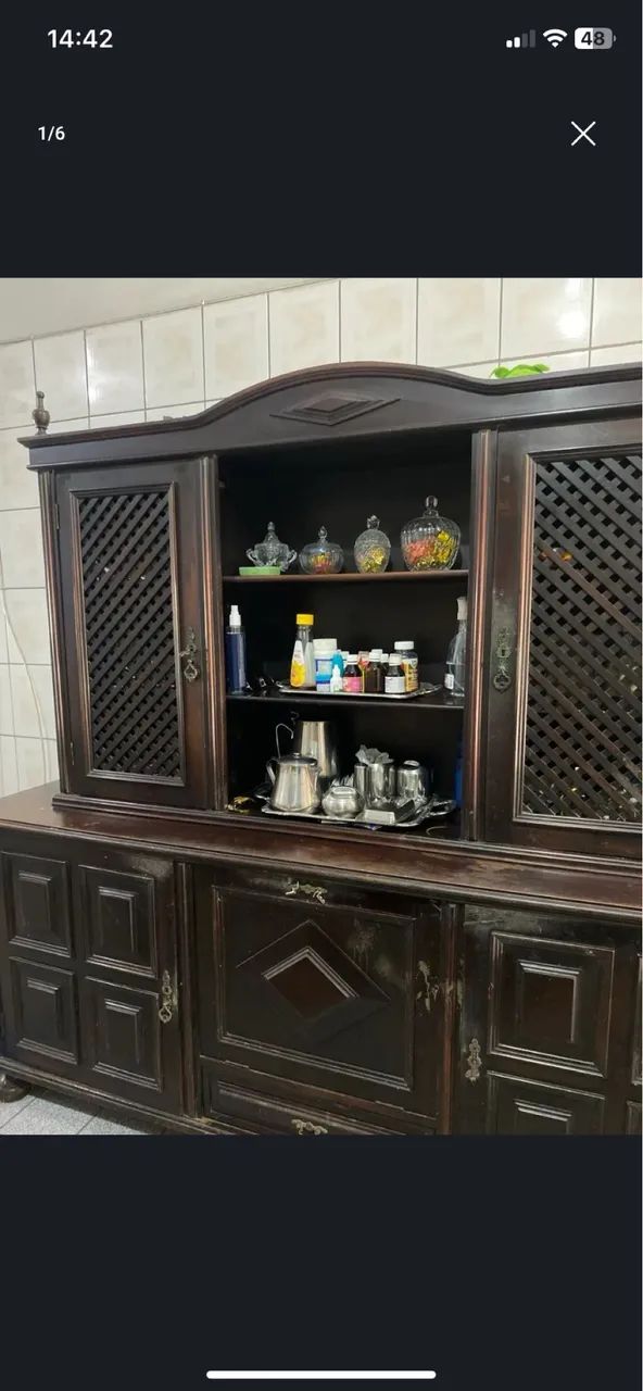 Armário de Sala ou Cozinha Madeira  - Foto 5