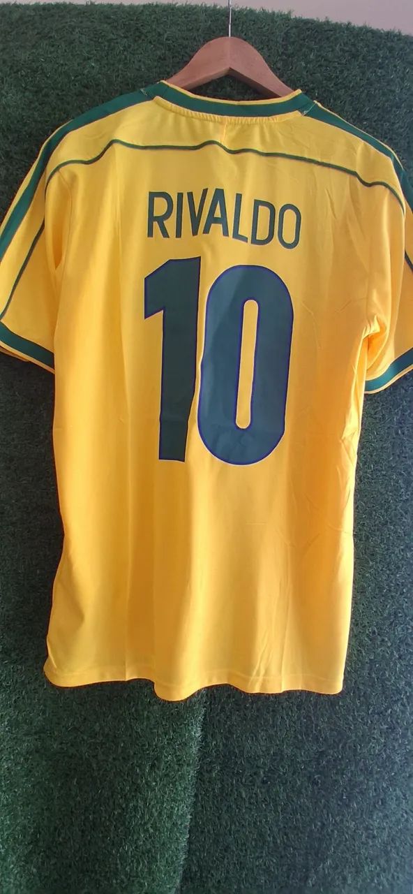Camisa do Brasil 1998 Rivaldo 10 - Foto 4