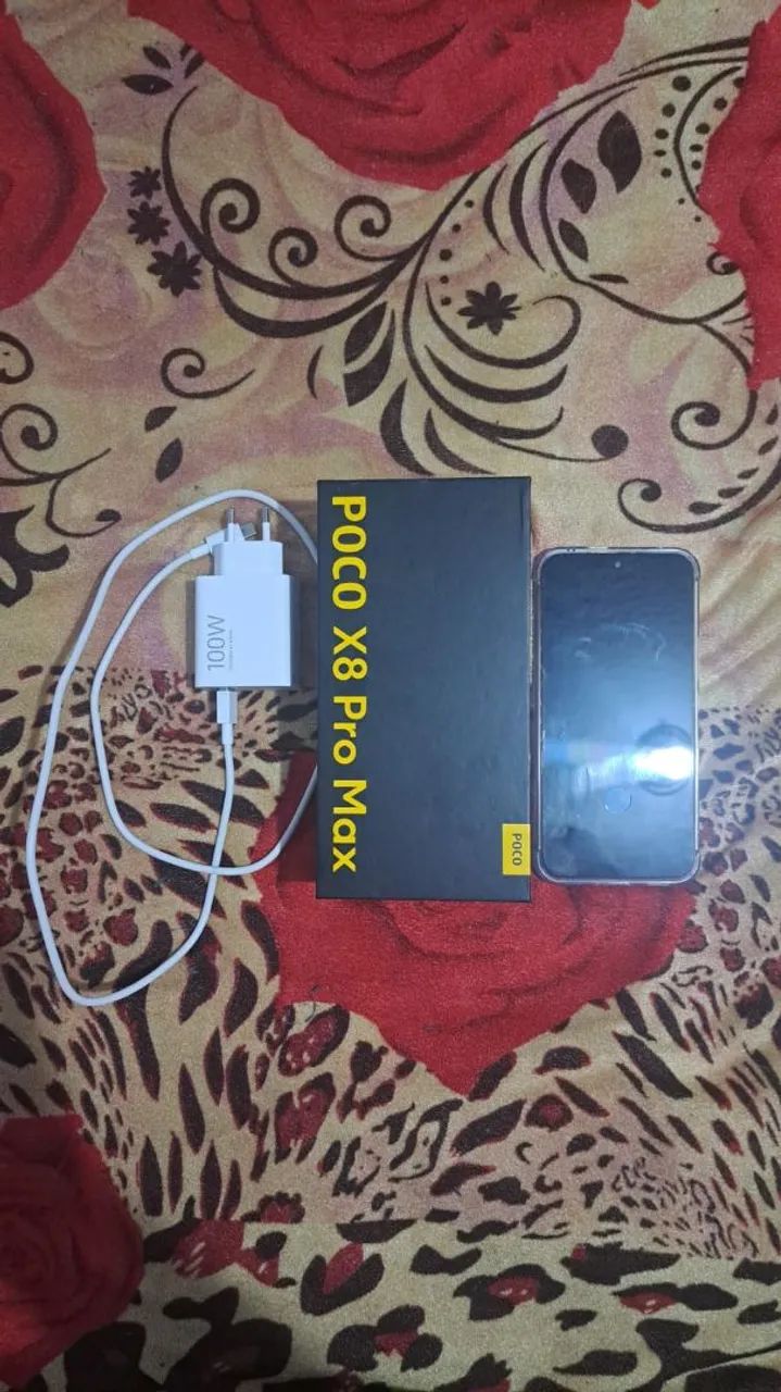Poco X8 pro Max Laranja 512 GB 12 RAM 