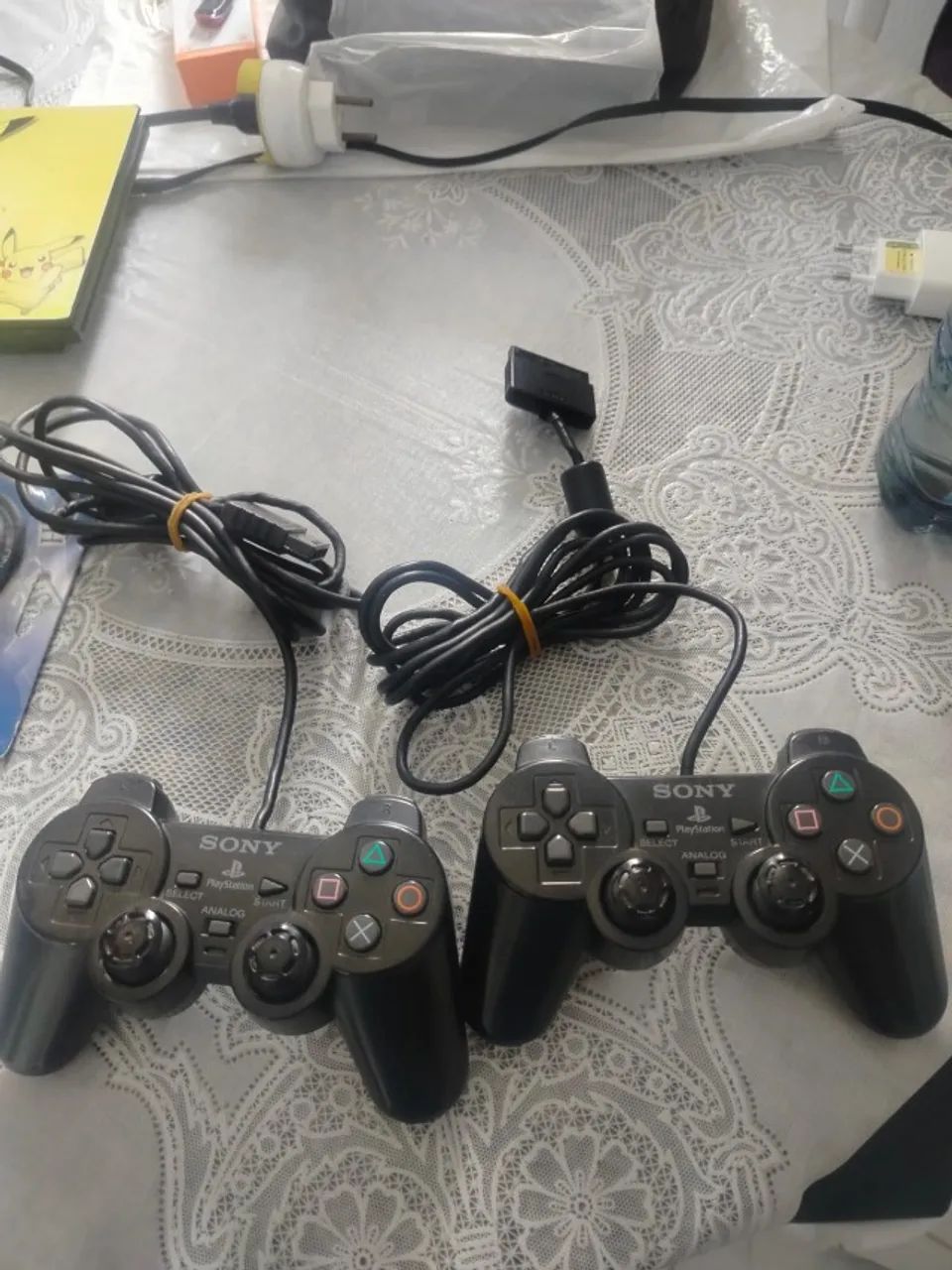 Ps2  com dois controles originais e +1  - Foto 5