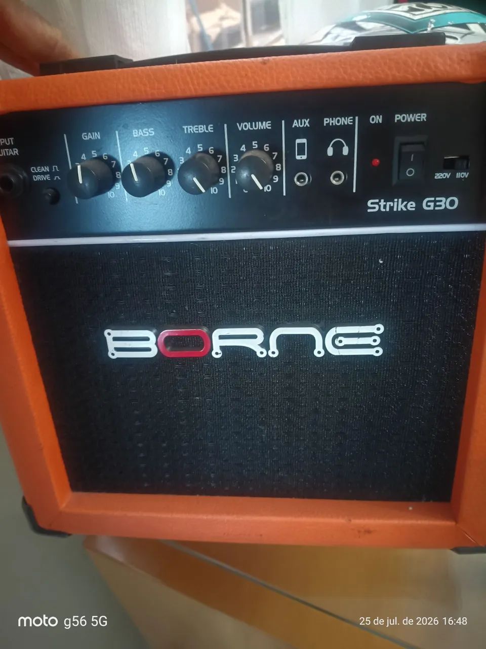 Caixa amplificada borner g30 