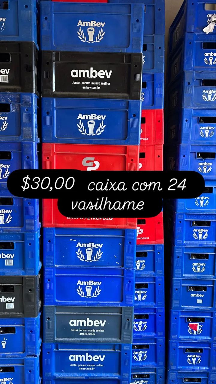 Caixa de 300 com vasilhame 