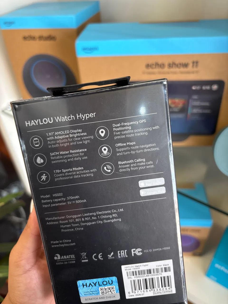 Smartwatch Haylou Watch Hyper Global, Lacrado Original - Foto 2