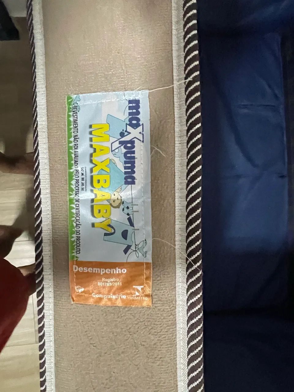 Berço de camping / chiqueirinho com colchão sob medida - Foto 4