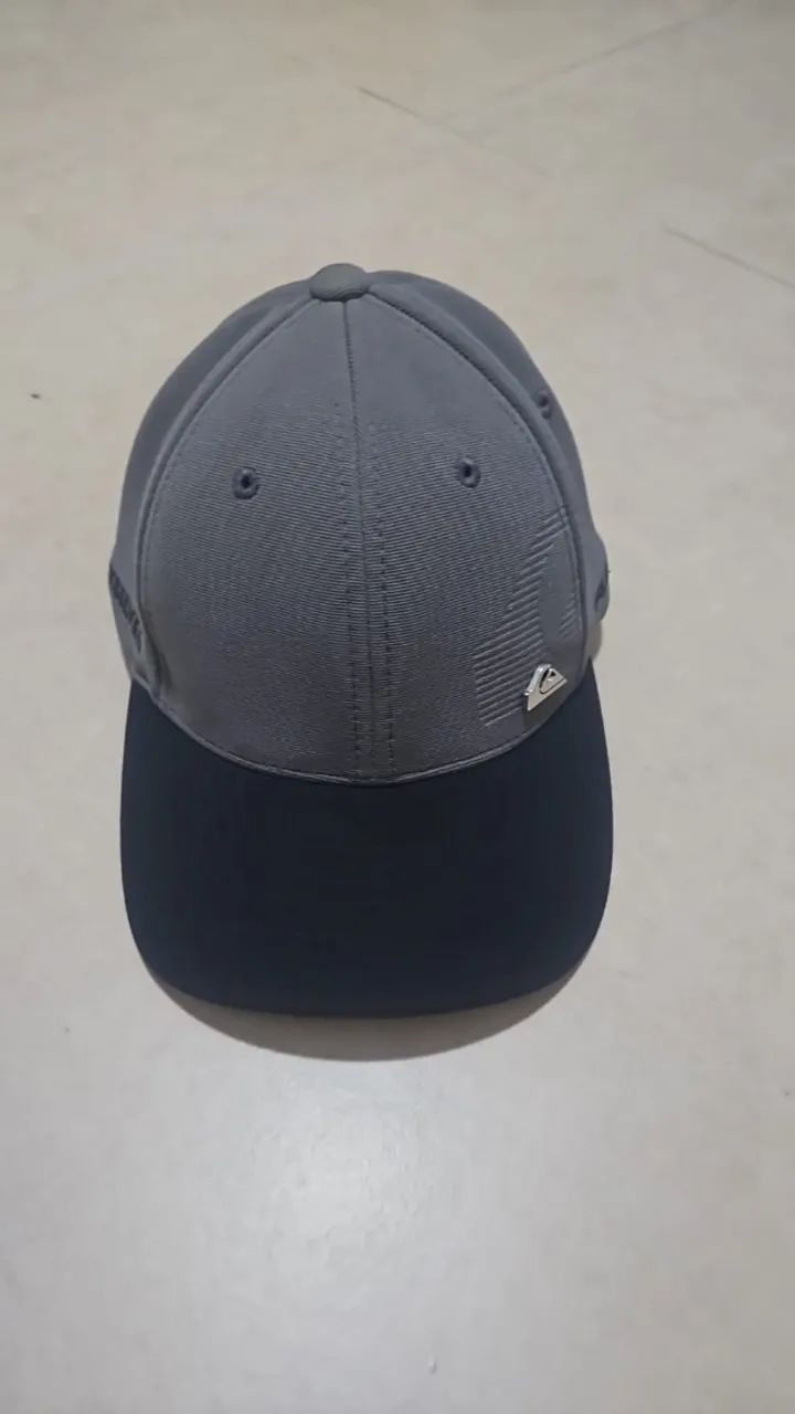 Boné Quiksilver FlexFit Cinza - Foto 2