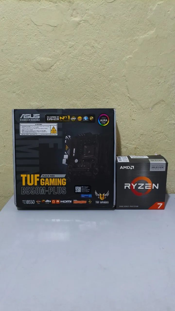 Kit - Asus Tuf B550M Plus + Ryzen 7 5700X3D