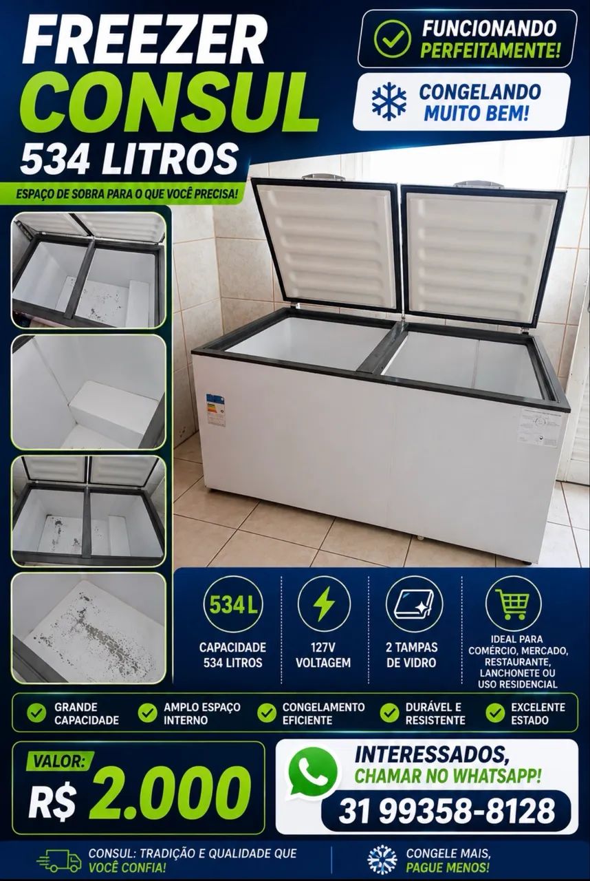 Freezer cônsul 