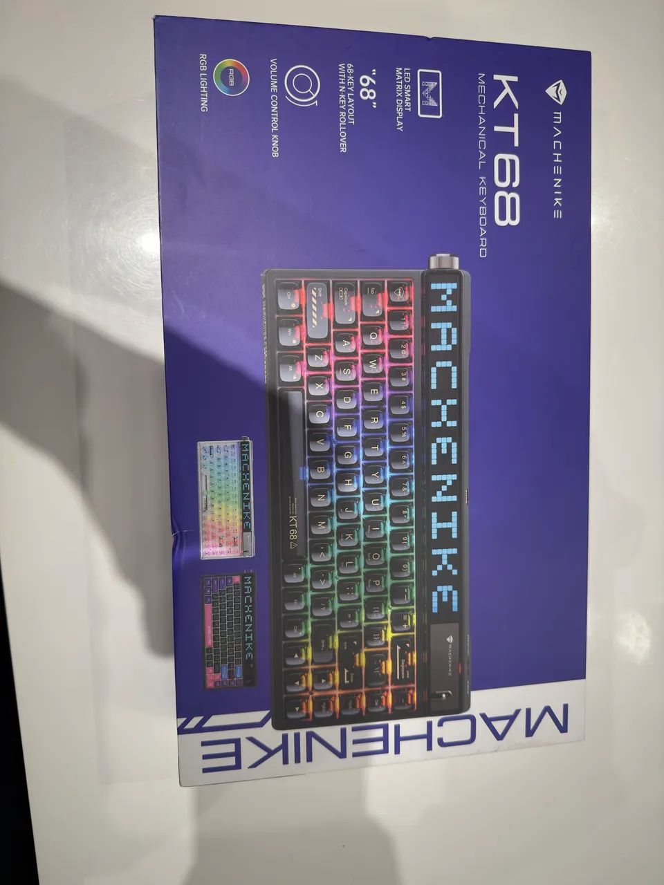 Teclado mecânico sem fio com tela  - Foto 2