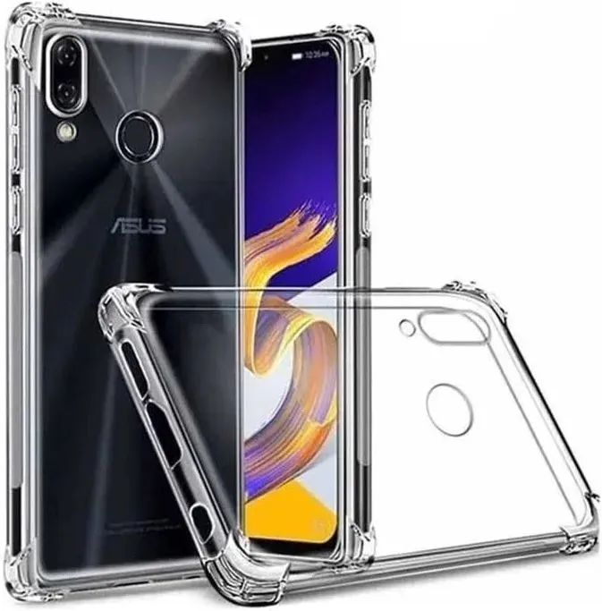 2 Capinhas celular smartphone ZenFone Max Pro/ZB601KL capa proteção transparente 2 por 1