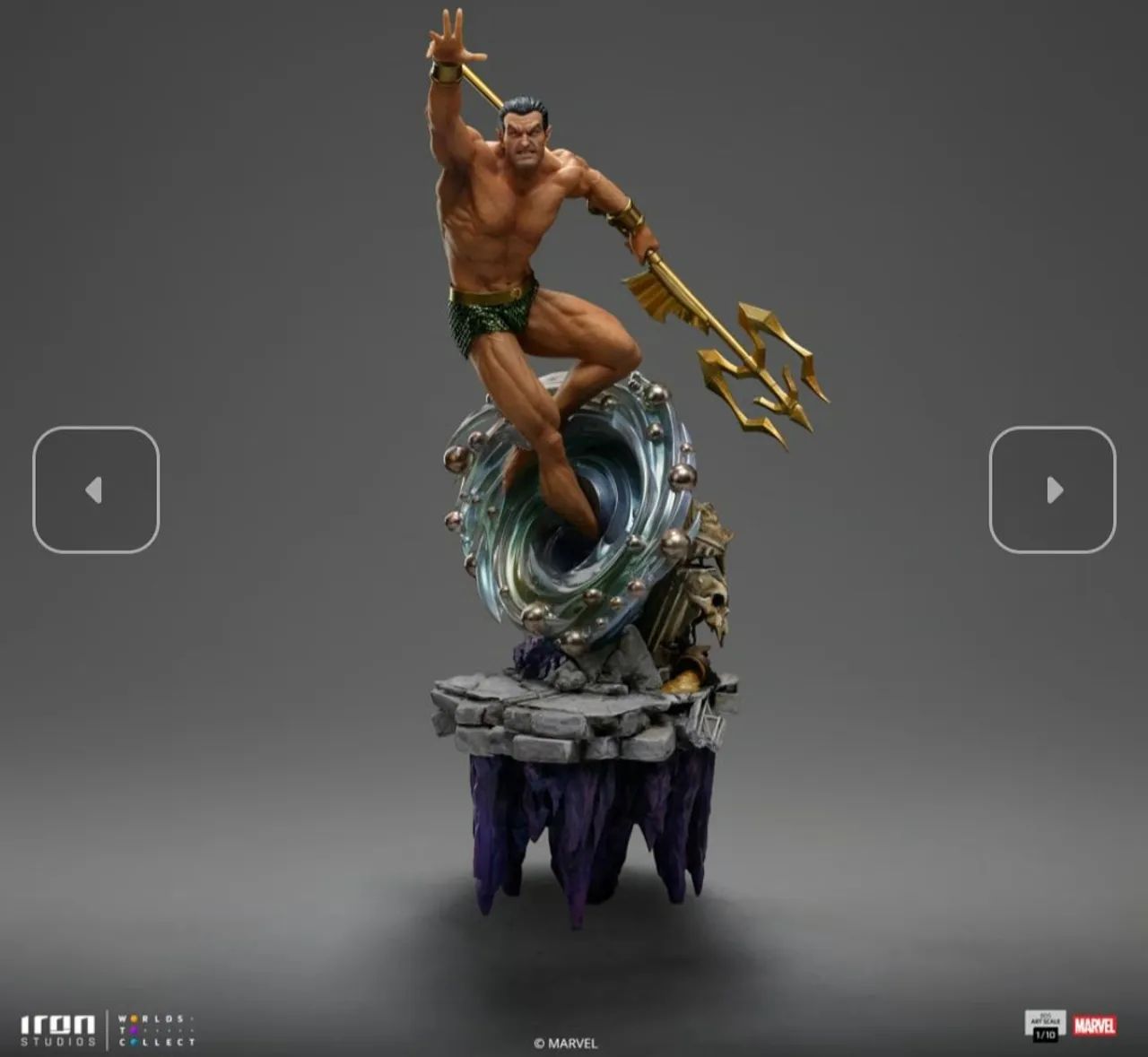 Namor Iron Studios Infinity Gauntlet Diorama - Foto 2