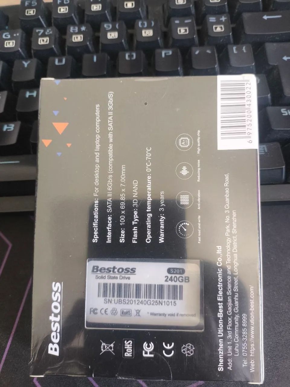 SSD 240gb NOVO - Foto 2