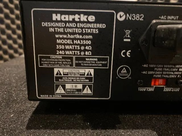 CABEÇOTE HARTKE HA3500  - Foto 3