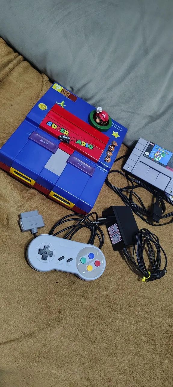 super Nintendo personalizado do Mario 