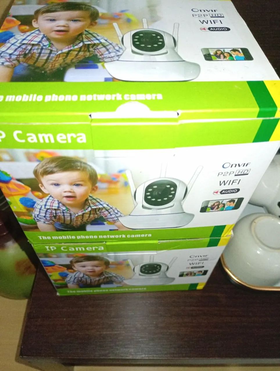 Câmera babá eletrônica nova