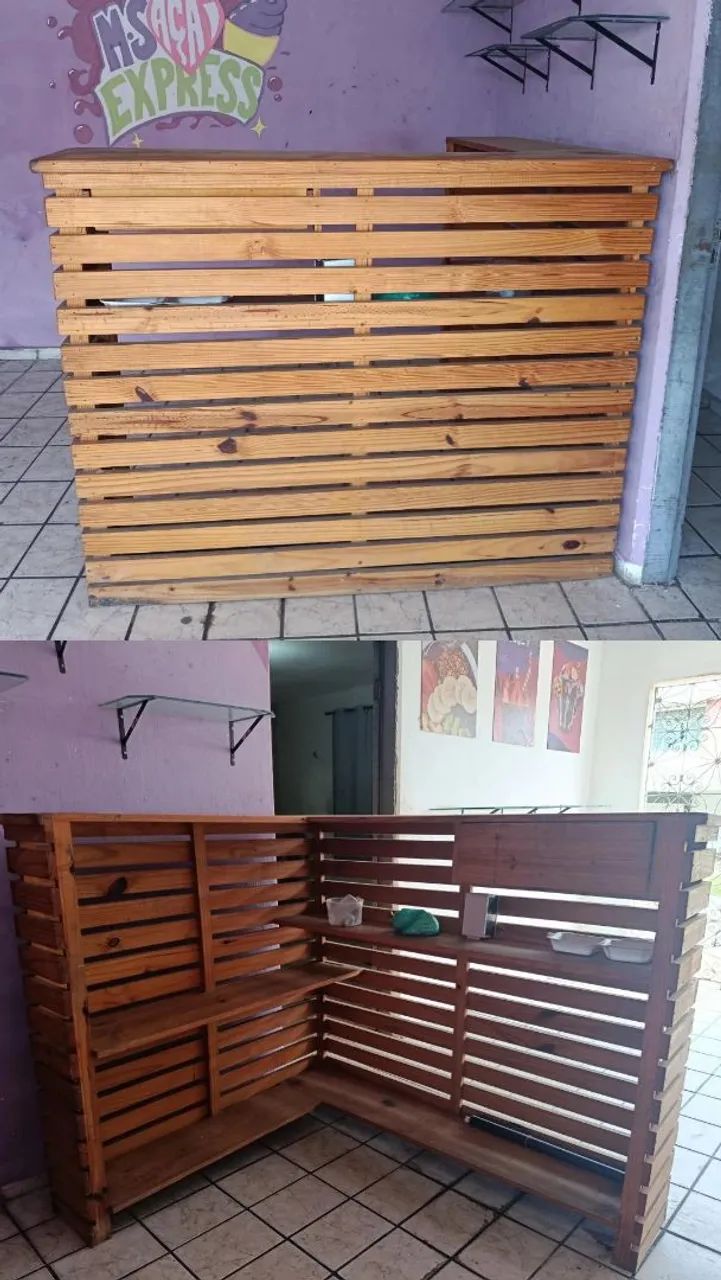 Balcão+ prateleiras+ quadros - Foto 3