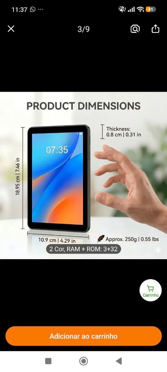 Tablet P7 8GB de RAM  - Foto 3