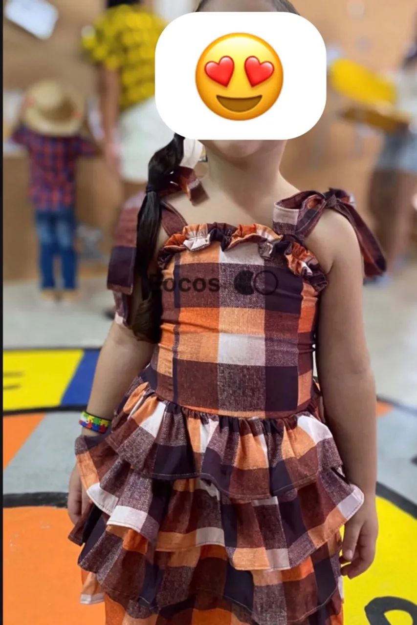 VESTIDO XADREZ INFANTIL  - Foto 2
