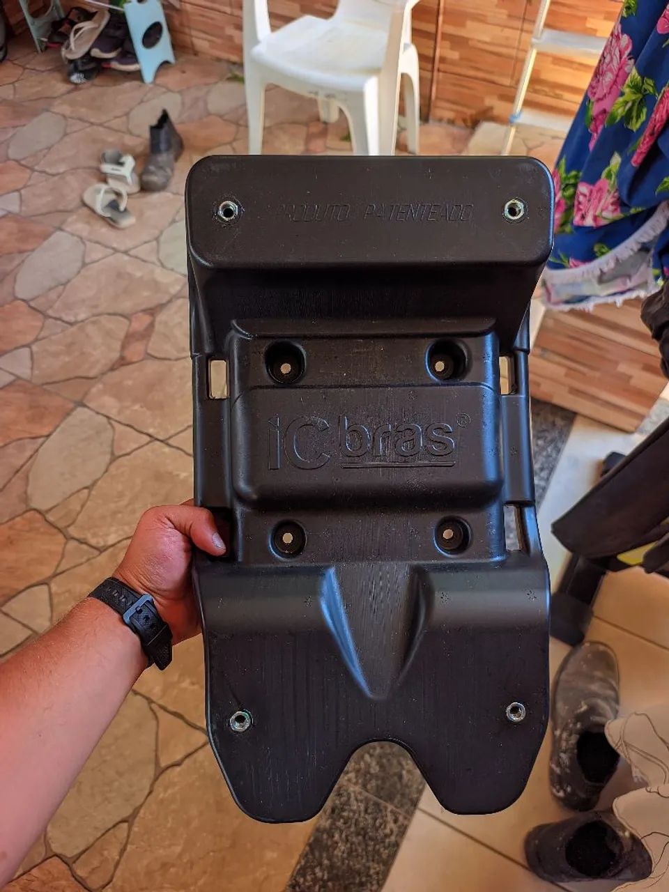 Baú icbras 140 litros + Suporte de baú icbras - Foto 3