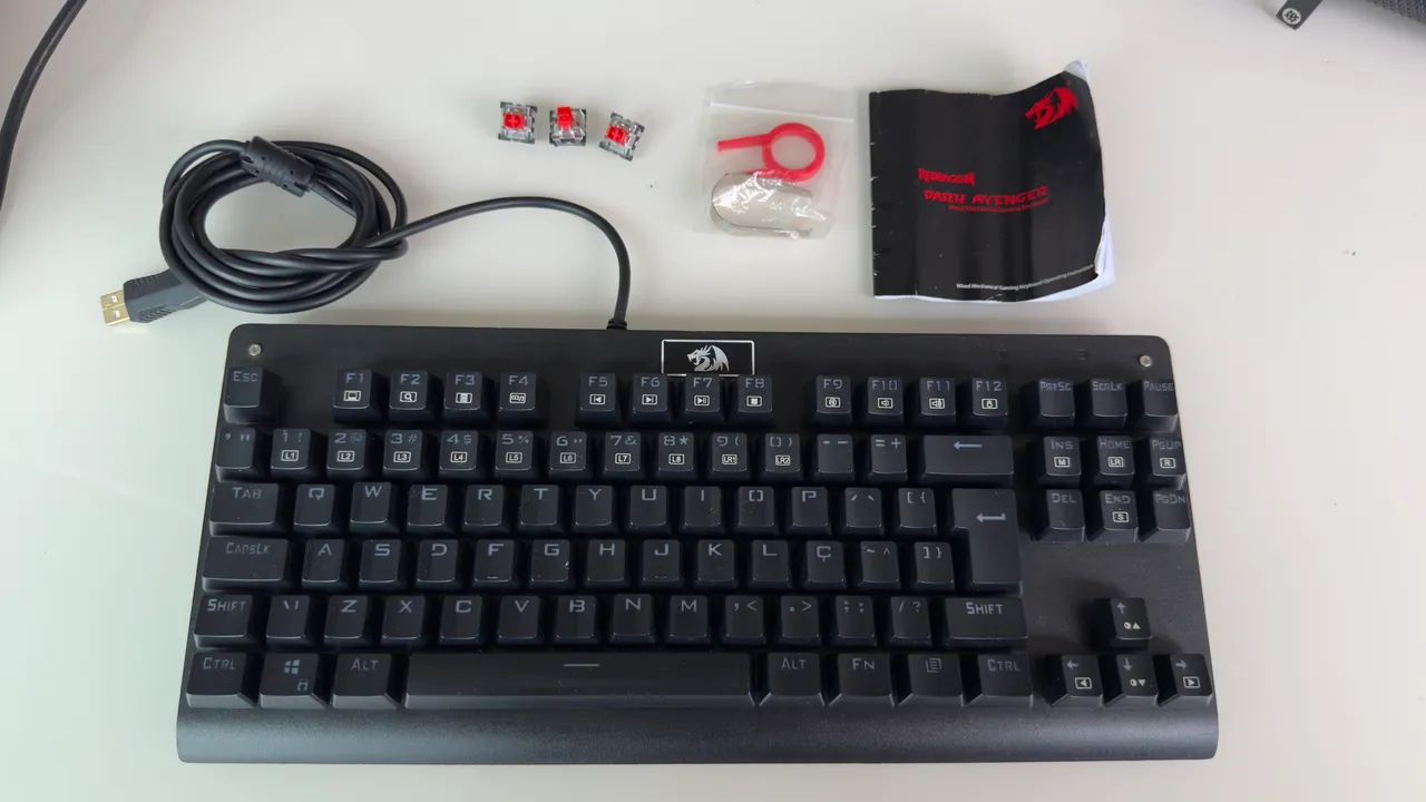 Mouse e teclado gamer g403 hero Logitech Redragon - Foto 2