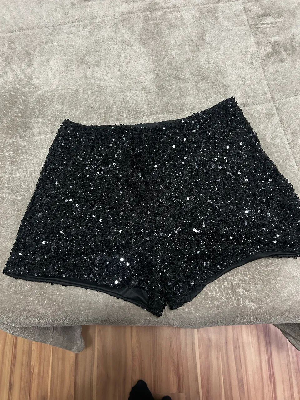 short feminino paetê  - Foto 4
