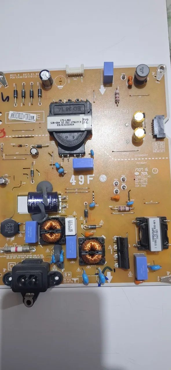 Placa fonte lg modelo 49lj5550 