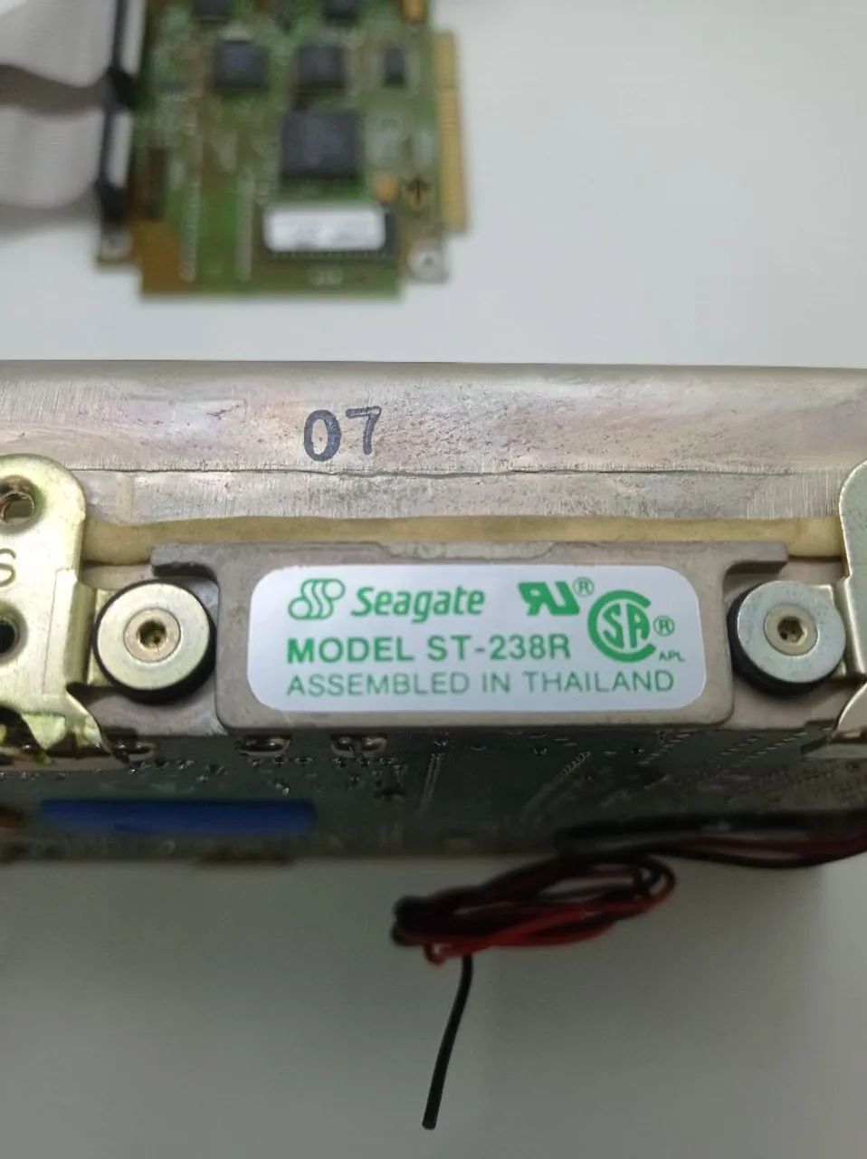 HD Seagate ST-238R com interface peça de museu - Foto 4