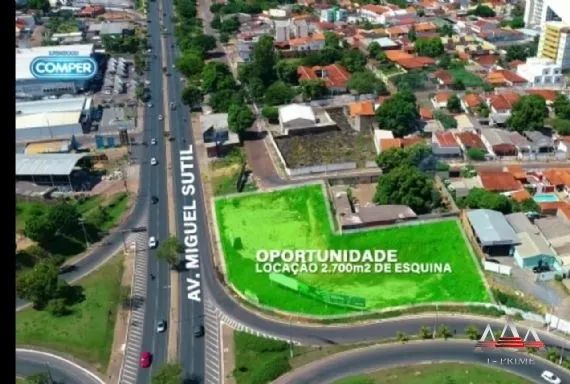 Terreno de Esquina na Avenida Miguel Sutil Cuiaba