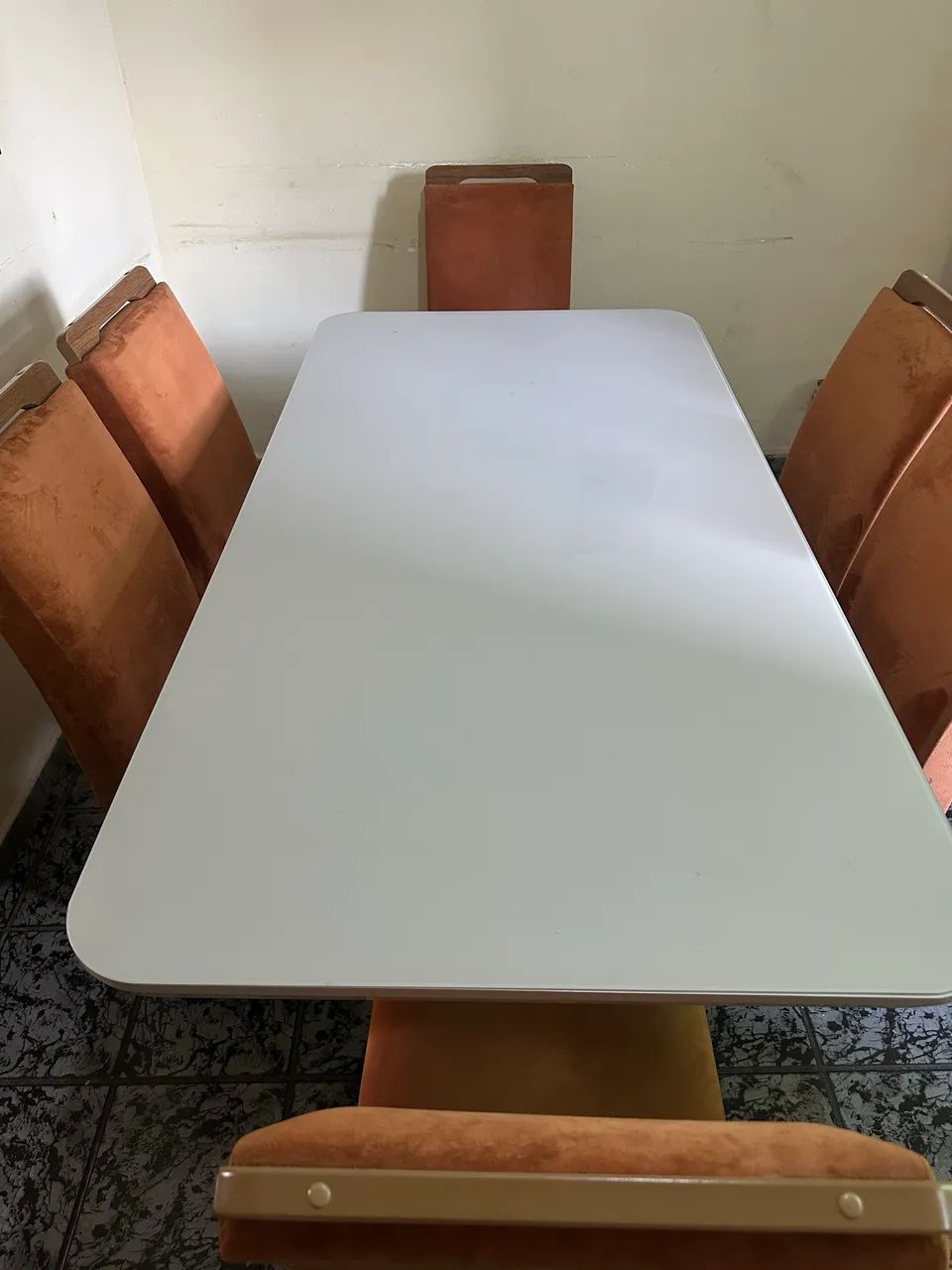 Mesa de Jantar 6 Lugares com 6 Cadeiras Estofadas - Foto 3