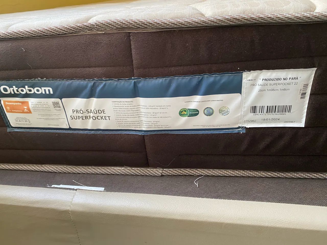 Cama box solteirão 