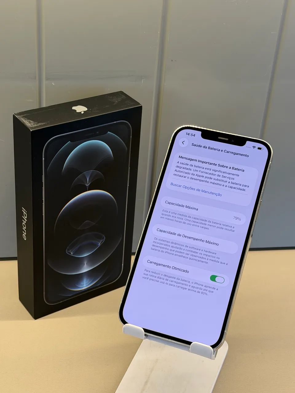 iPhone 12 Pro Max 128gb Silver Semi Novo | Loja Física - Celulares