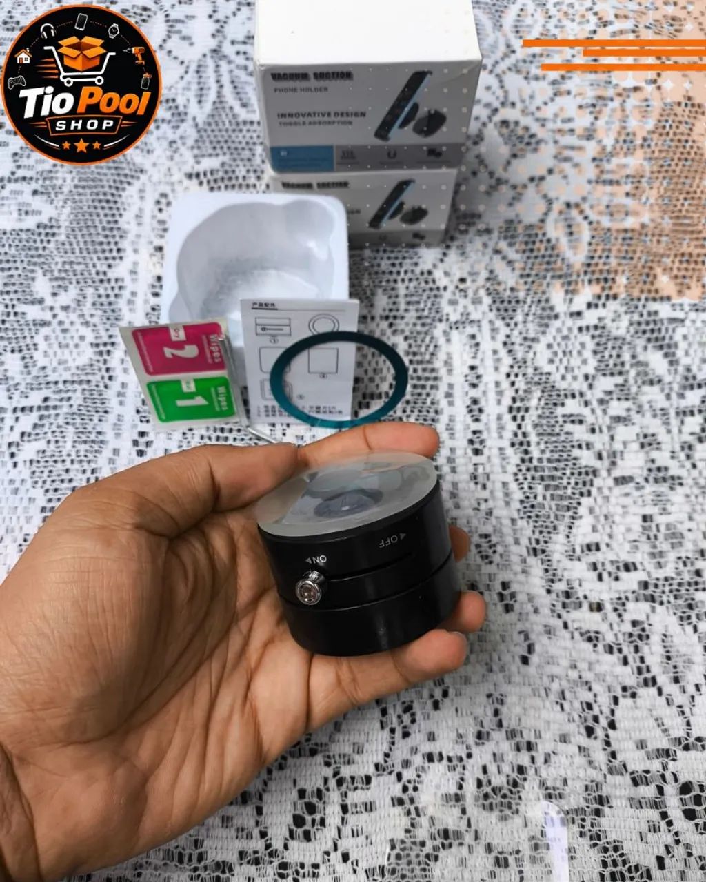 Suporte Magnético De Celular Com Sucção a Vácuo - Foto 2
