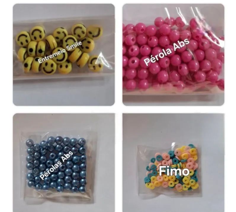 Kit De Miçangas Infantil Poney Aprox 1400 Peças + Brindes - Foto 5