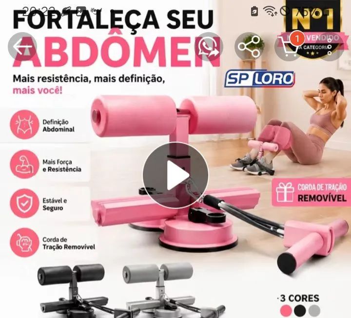 Vende -se Aparelho  abdominal 