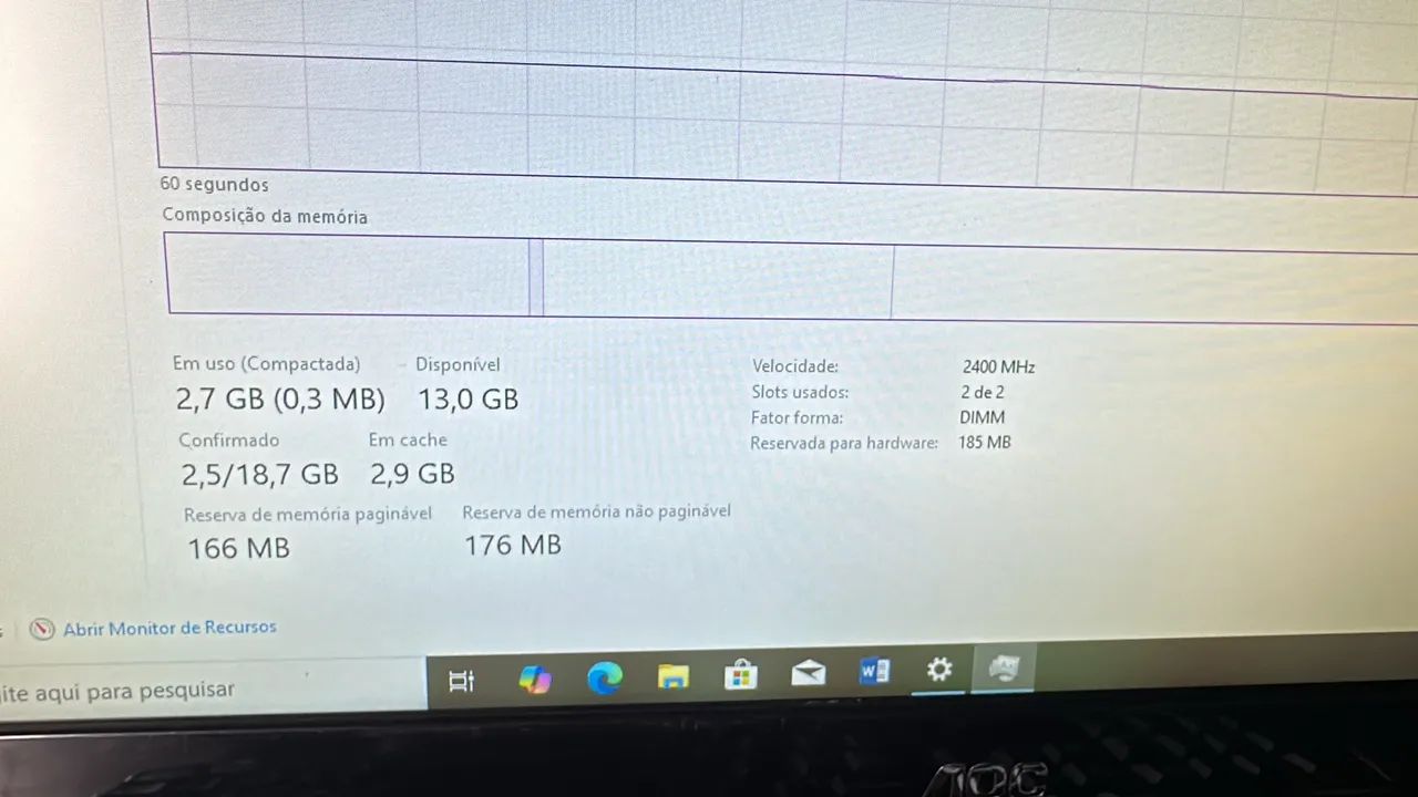 Dell vostro i5 oitava geração completo tela 20 polegadas ssd 256 loja com garantia  - Foto 4