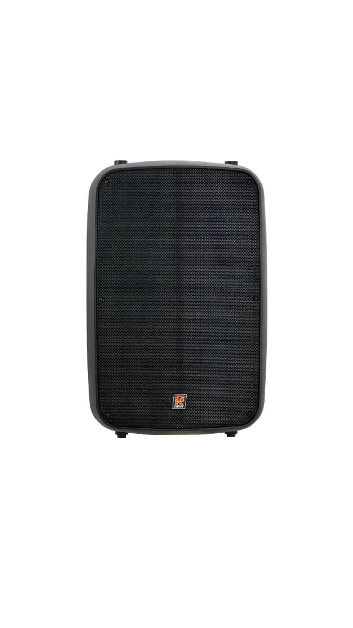 Caixa Ativa Staner 300W 2 Vias Bluetooth Rádio FM SR315M Preta - Foto 2