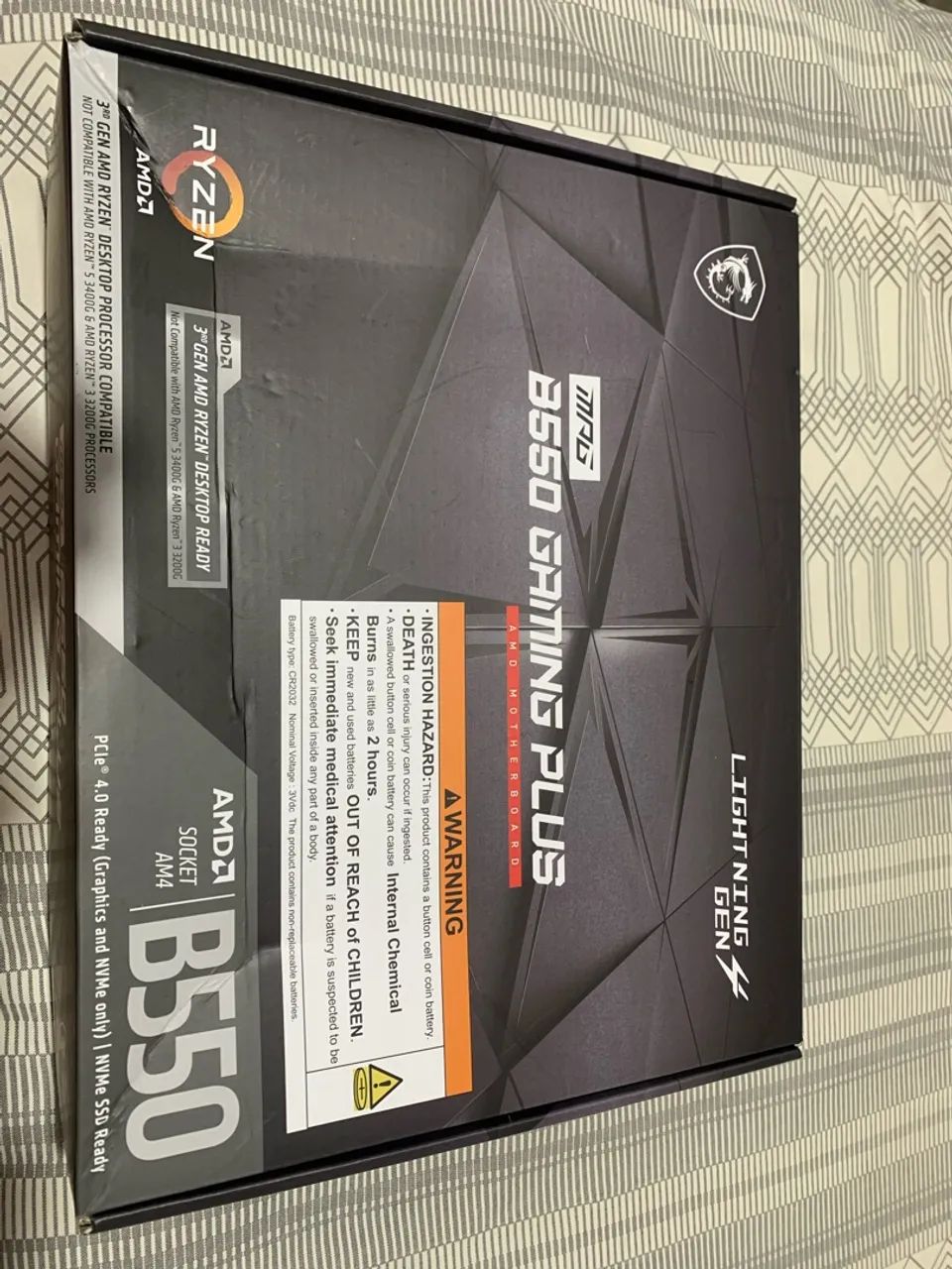 Placa mãe B550m MSI GAMING PLUS Am4