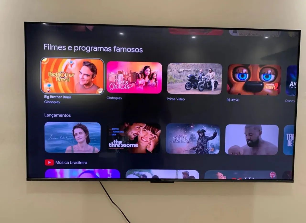 TV TCL 55 polegadas Novíssima 