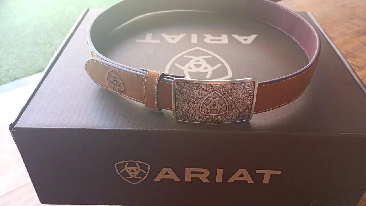 Cinto couro Ariat tamanho 36