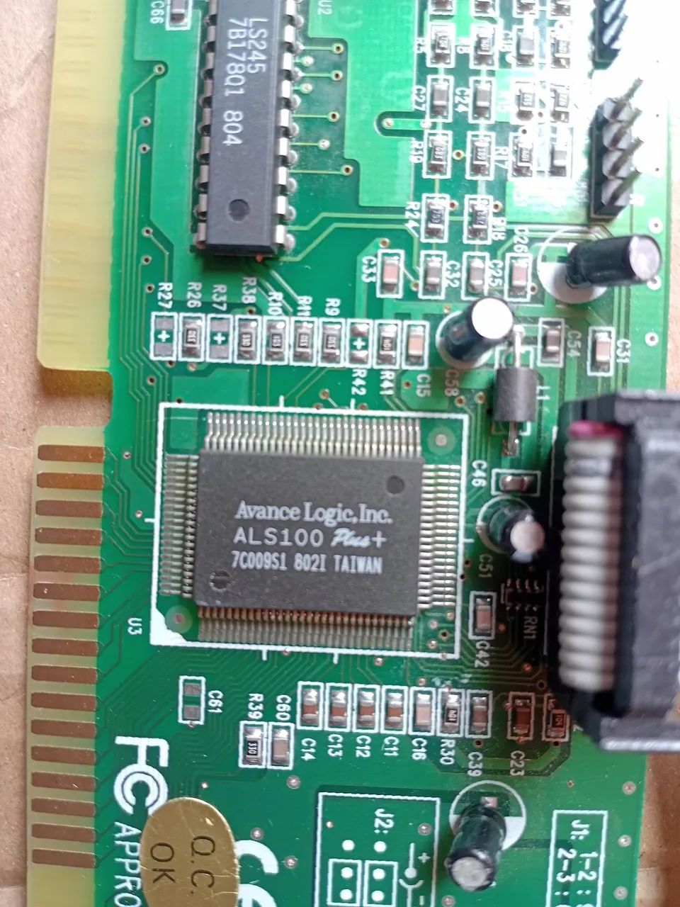 Placa de som antiga isa als100 plus + avance logic  - Foto 4