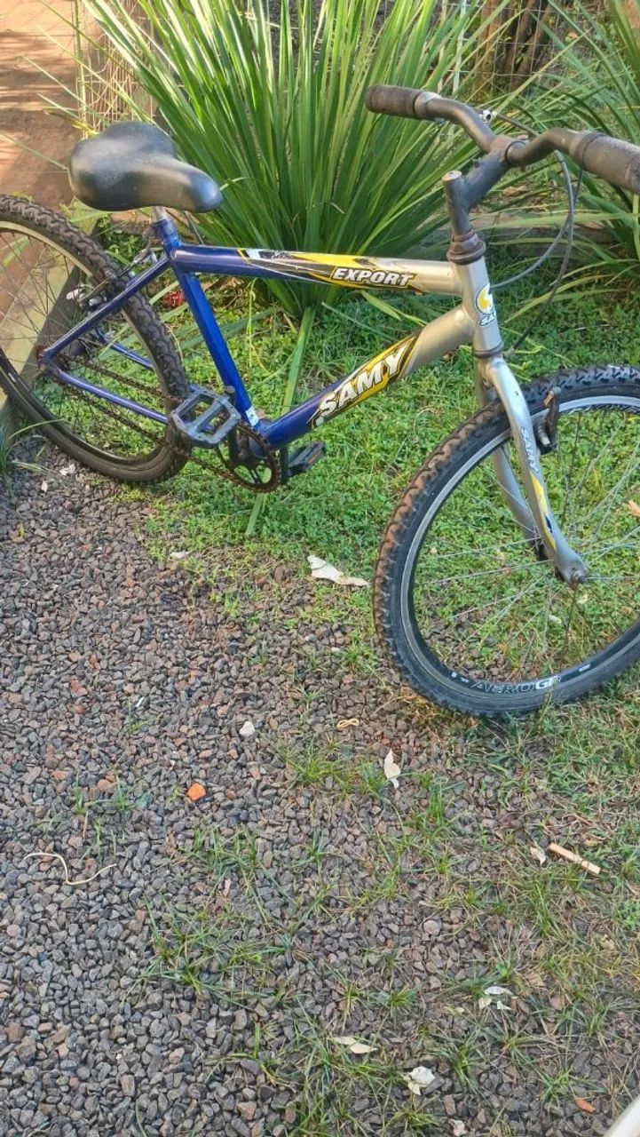 Bicicleta 1 - Samy Export (azul/prata) - Foto 4