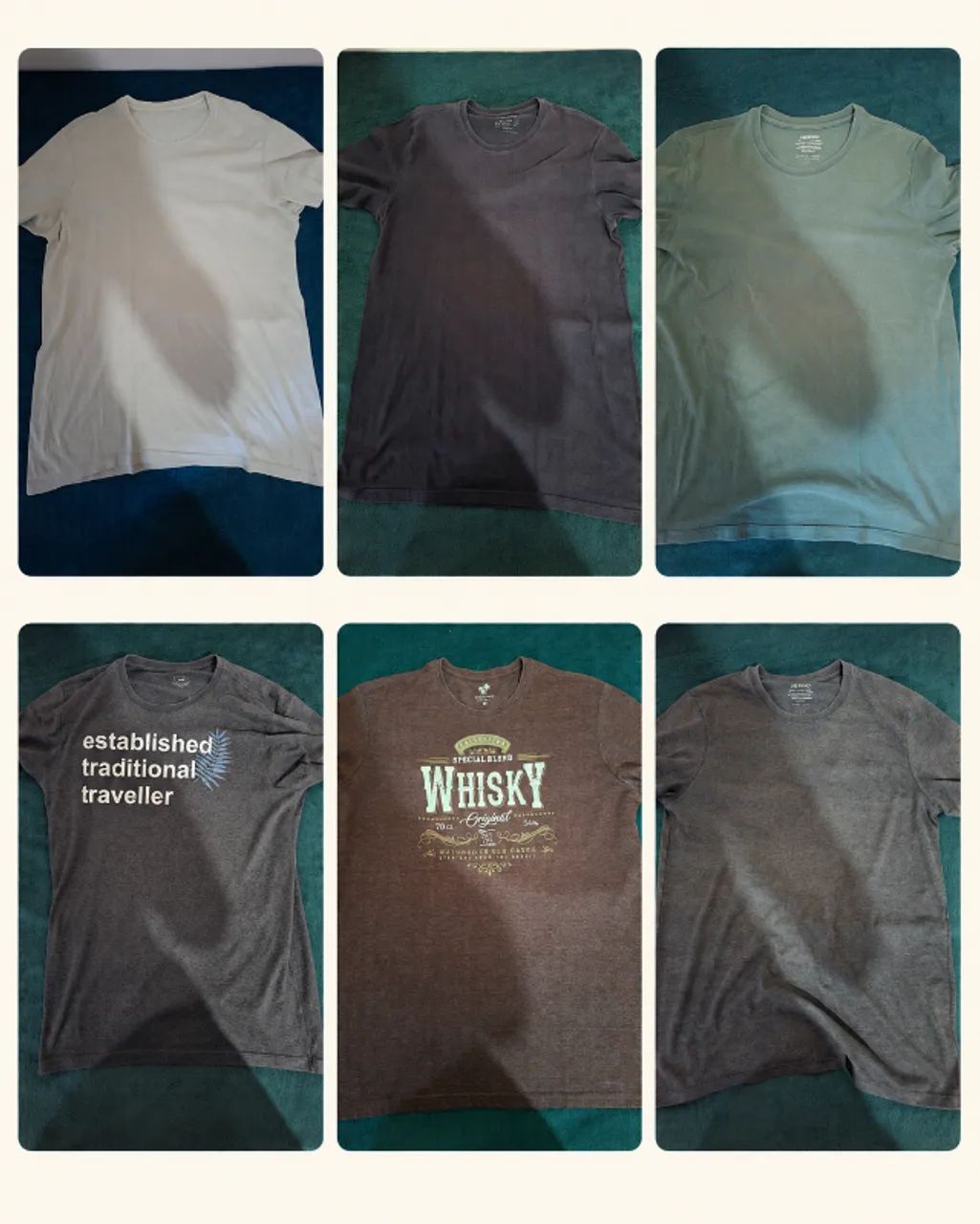 Lote com 36 Roupas Masculinas Usadas - Camisetas, Jeans, Bermudas e Polos