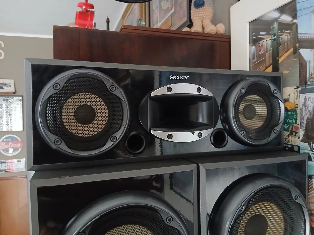 SONY　α　ジャンク品　F2097 CAIXA CENTRAL SONY. - Aparelhos de Som - América, Joinville