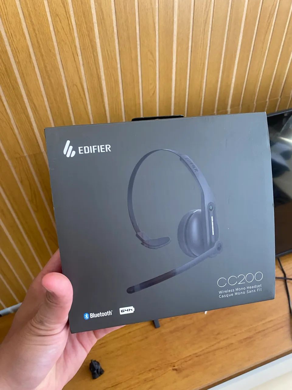 Fone Headset Edifier CC200 Bluetooth Profissional Preto - Foto 5