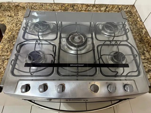 Fogão Brastemp Active 5 bocas inox - Foto 2