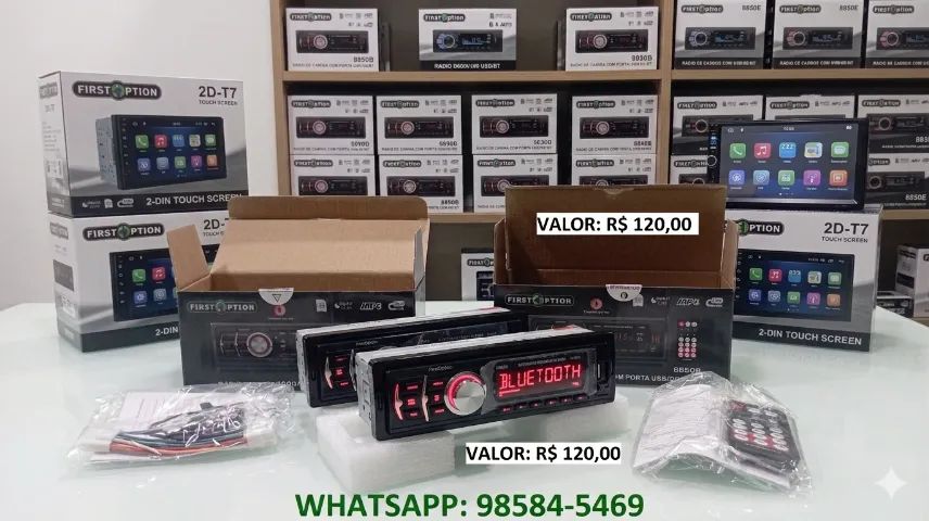 som bluetooth para qualquer veiculo, a pronta entrega ! - Foto 2