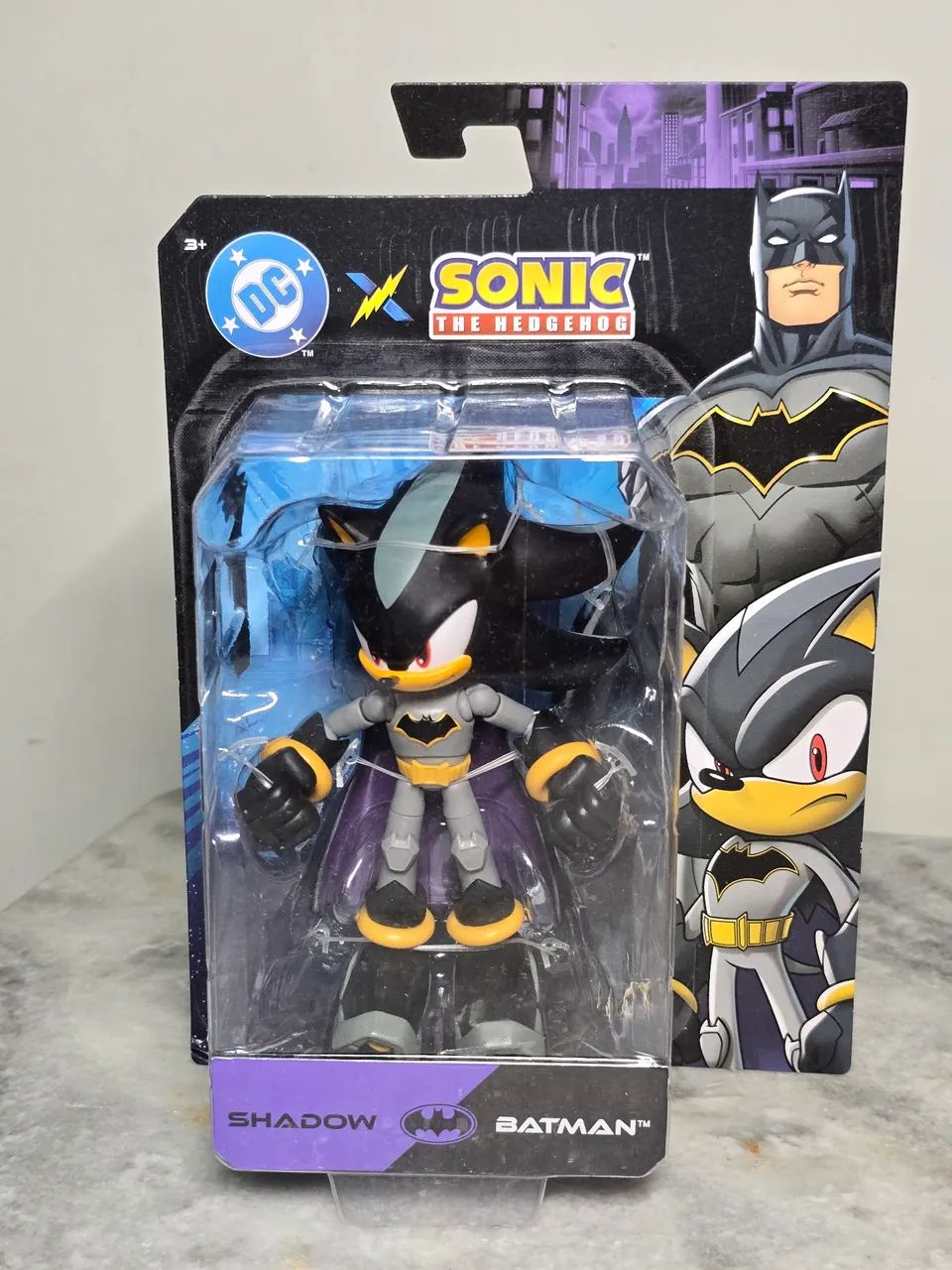 DC x Sonic Jakks Shadow Batman lacrado