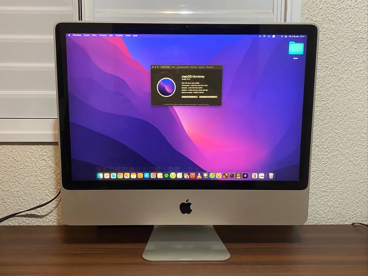iMac 2009 24? core 2 Duo - Computadores e Desktops - Aclimação